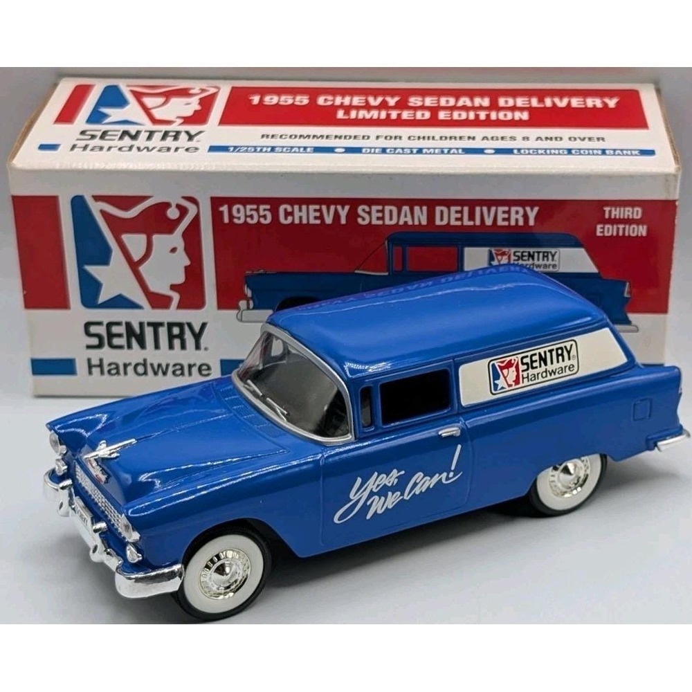 Liberty Classics Sentry Hardware 1955 Chevy Sedan Delivery BANK 1/25 Scale
